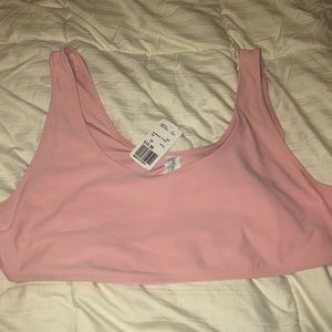 Pink Swim top Forever 21